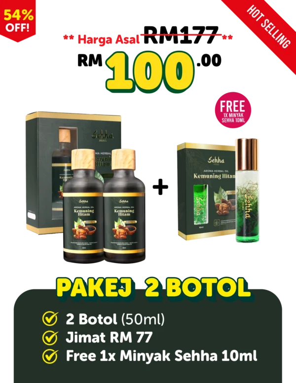 Minyak Sehha 100ml 2 Botol